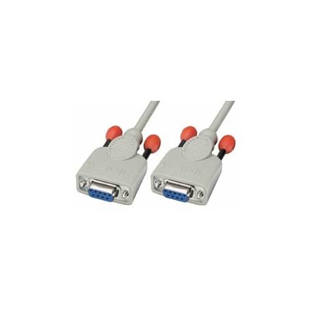 Lindy Null Modem Cable 9-Pin (31577) - High-Quality Serial Cable for Reliable Data Transmission